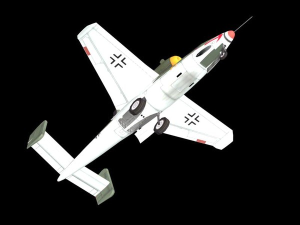 heinkel 162 volksjäger 3ds - He 162 Volksjäger by FangioDesign