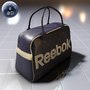 reebok logo sport bag 3d model
