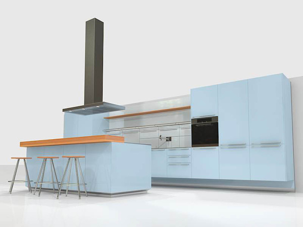 3d kitchen bulthaup b3 - Contemporary Kitchen Bulthaup b3 by 3DmakeWork