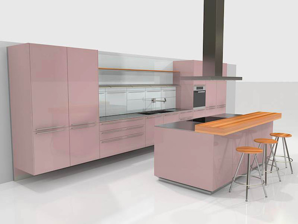 3d kitchen bulthaup b3 - Contemporary Kitchen Bulthaup b3 by 3DmakeWork