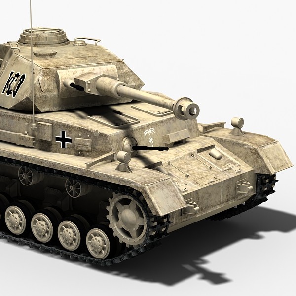 ww2 german tank panzer iv 3d model - Panzer IV by Sandu_Bublic