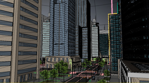 c4d city buildings - Detroit city (updated) by Imagework