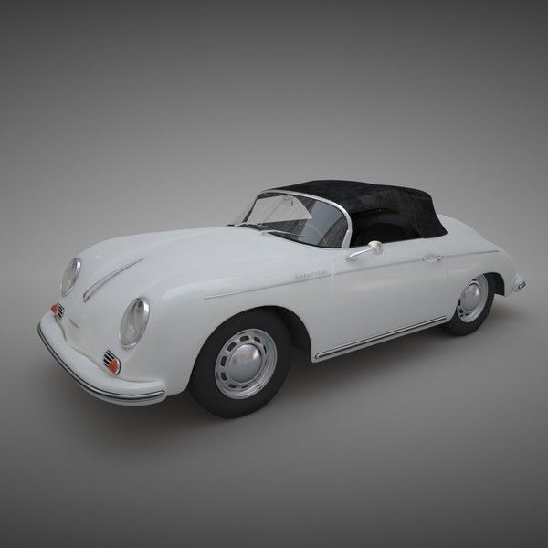 porsche 356 speedster 3d model - Porsche 356 Speedster by semenyuk_tv