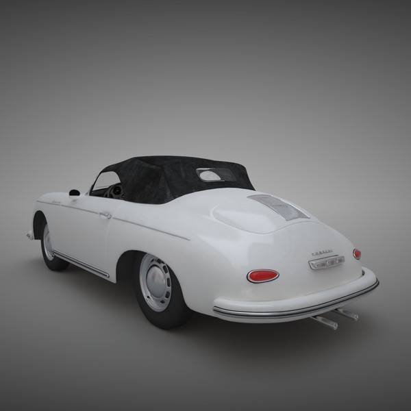 porsche 356 speedster 3d model - Porsche 356 Speedster by semenyuk_tv