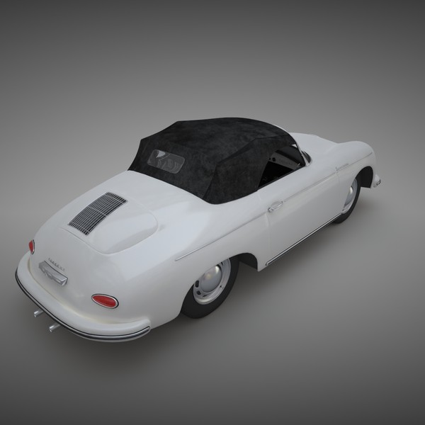 porsche 356 speedster 3d model - Porsche 356 Speedster by semenyuk_tv