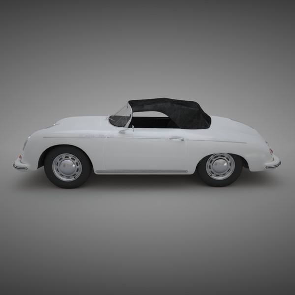 porsche 356 speedster 3d model - Porsche 356 Speedster by semenyuk_tv
