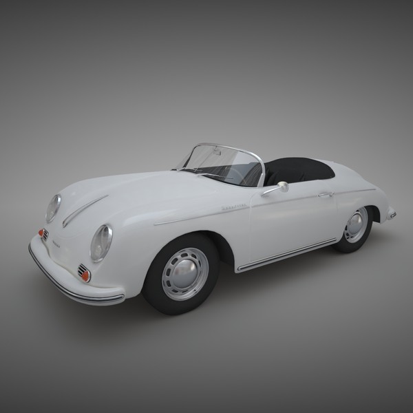 porsche 356 speedster 3d model - Porsche 356 Speedster by semenyuk_tv