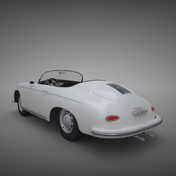porsche 356 speedster 3d model - Porsche 356 Speedster by semenyuk_tv