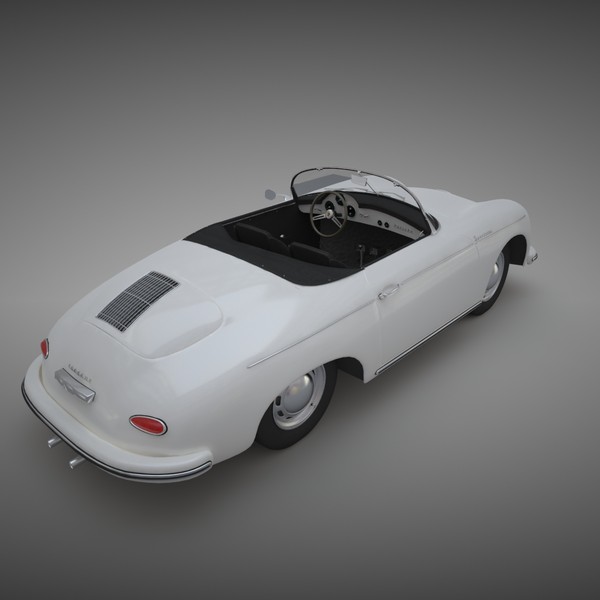 porsche 356 speedster 3d model - Porsche 356 Speedster by semenyuk_tv