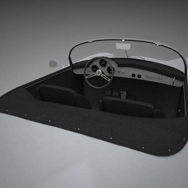 porsche 356 speedster 3d model - Porsche 356 Speedster by semenyuk_tv
