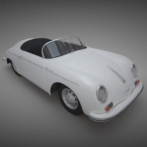 porsche 356 speedster 3d model - Porsche 356 Speedster by semenyuk_tv
