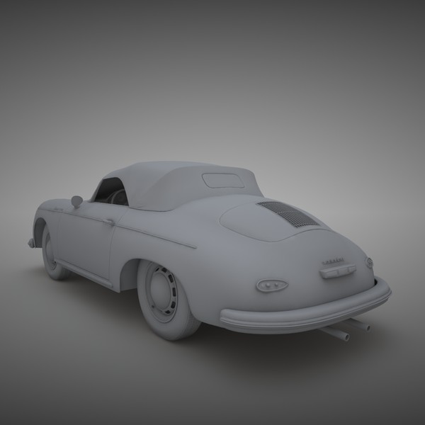 porsche 356 speedster 3d model - Porsche 356 Speedster by semenyuk_tv