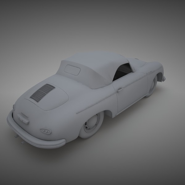 porsche 356 speedster 3d model - Porsche 356 Speedster by semenyuk_tv