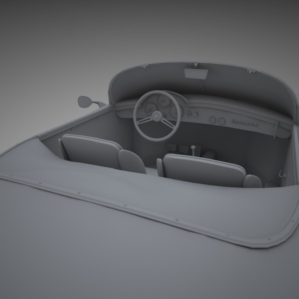 porsche 356 speedster 3d model - Porsche 356 Speedster by semenyuk_tv