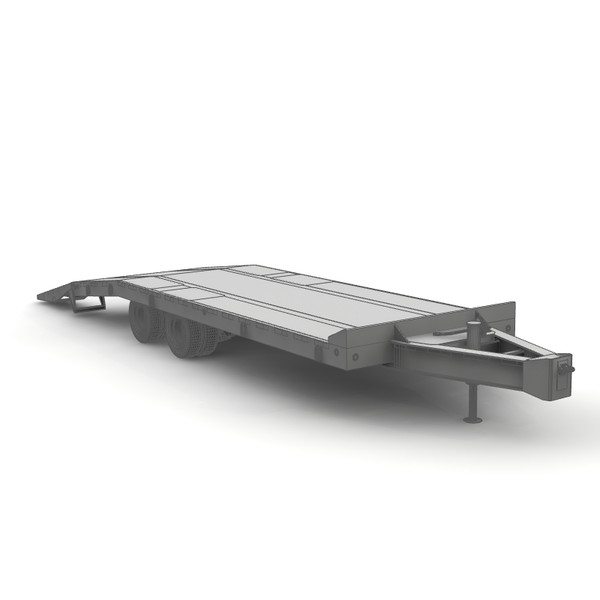 tag trailer 3d model - Eager Beaver 20XPT trailer by bansheewoj