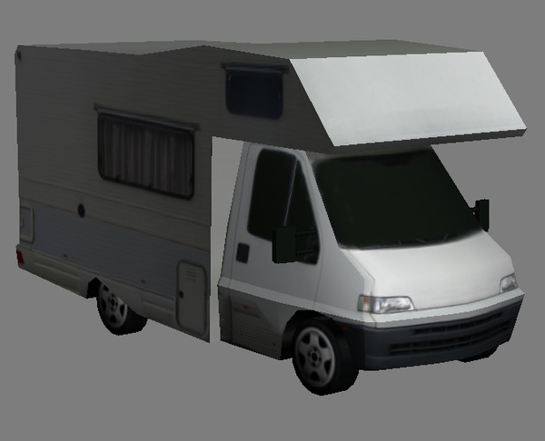 3d fiat ducato recreational vehicle - Fiat Ducato Recreational Vehicle (lowpoly) by mk2design