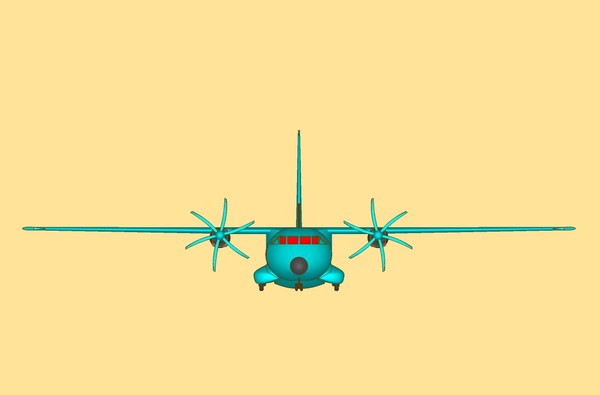 3ds max c-295 aircraft sketchup assembly - C-295 Aircraft SketchUp Assembly Model by RodgerSaintJohn