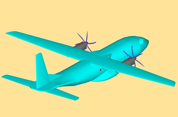 3ds max c-295 aircraft sketchup assembly - C-295 Aircraft SketchUp Assembly Model by RodgerSaintJohn