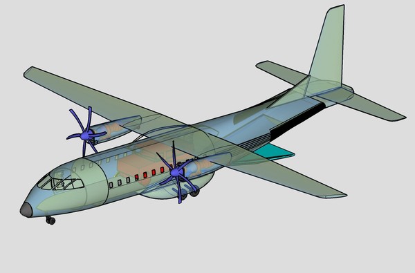 3ds max c-295 aircraft sketchup assembly - C-295 Aircraft SketchUp Assembly Model by RodgerSaintJohn