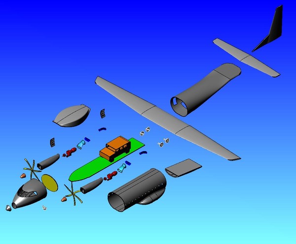 3ds max c-295 aircraft sketchup assembly - C-295 Aircraft SketchUp Assembly Model by RodgerSaintJohn