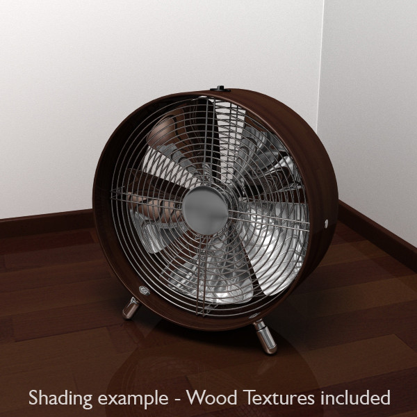 3d model swizz style fan - Swizz Style Fan by HoloDyne Systems