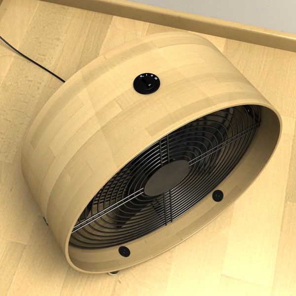 3d model swizz style fan - Swizz Style Fan by HoloDyne Systems