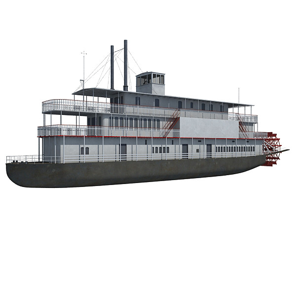 3d steam boat - Steam Boat by Gandoza