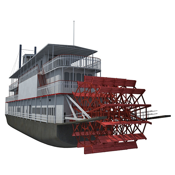 3d steam boat - Steam Boat by Gandoza