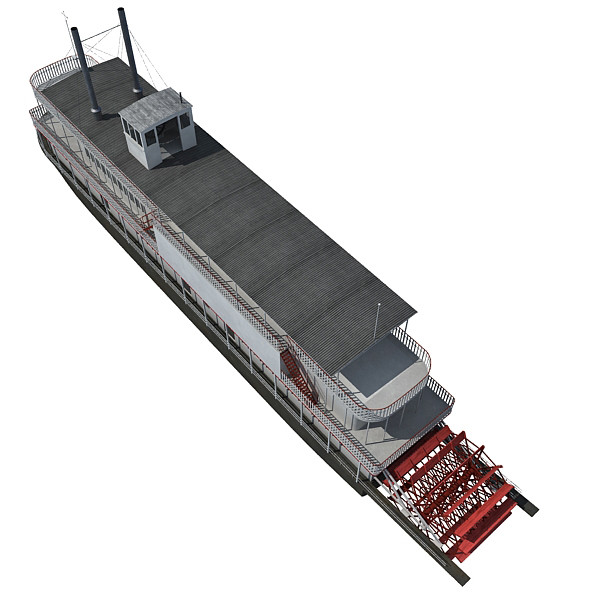 3d steam boat - Steam Boat by Gandoza