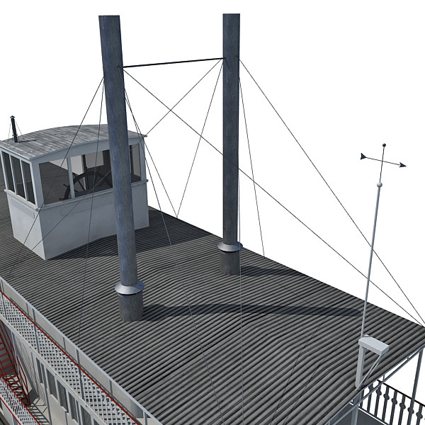 3d steam boat - Steam Boat by Gandoza