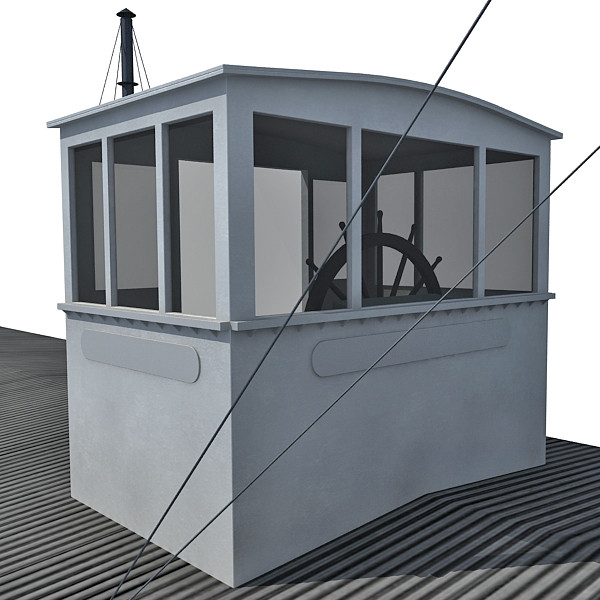 3d steam boat - Steam Boat by Gandoza