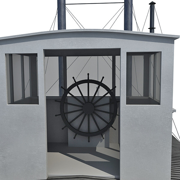 3d steam boat - Steam Boat by Gandoza