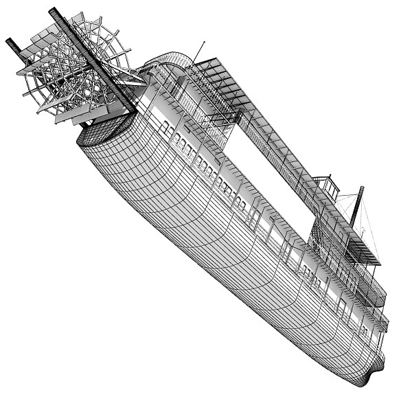 3d steam boat - Steam Boat by Gandoza