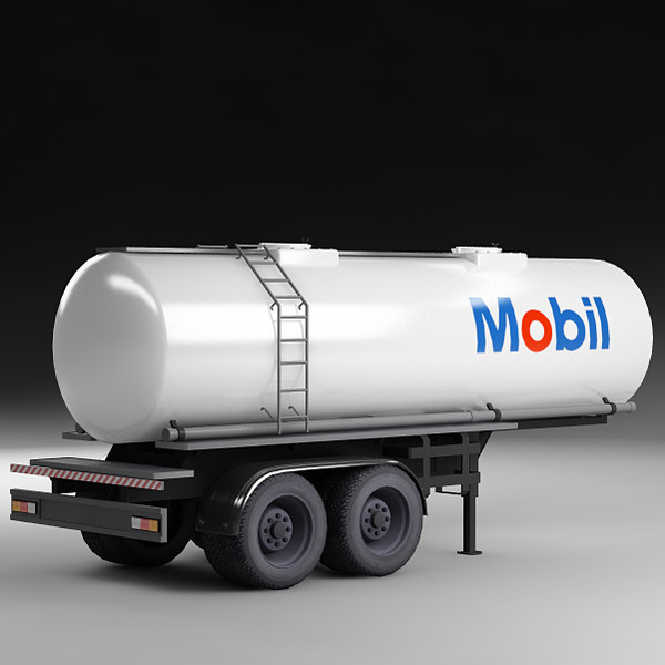 3d model of cistern trailer - Cistern_Truck_ Trailer_02 by stei
