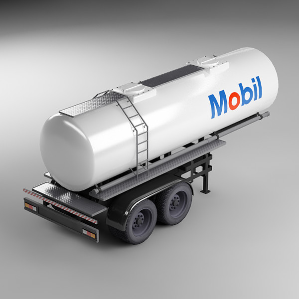 3d model of cistern trailer - Cistern_Truck_ Trailer_02 by stei