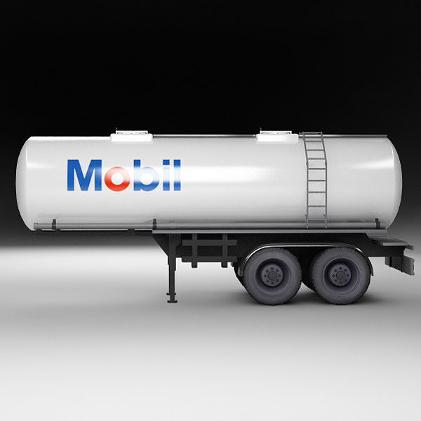 3d model of cistern trailer - Cistern_Truck_ Trailer_02 by stei