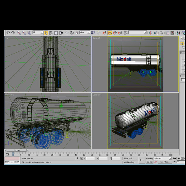 3d model of cistern trailer - Cistern_Truck_ Trailer_02 by stei