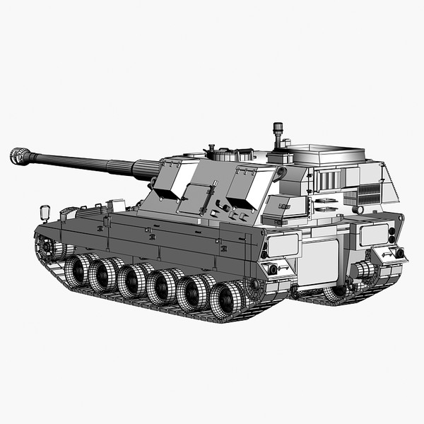maya british 90 artillery braveheart - AS 90 Braveheart by Sandu_Bublic