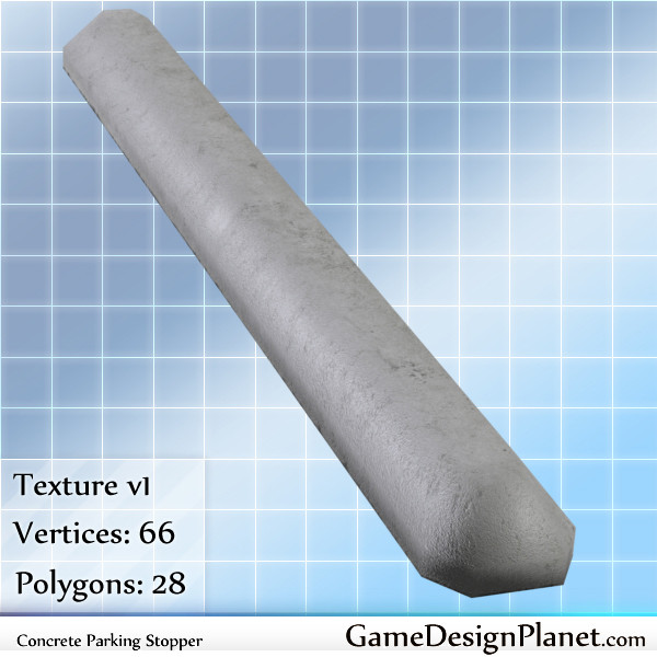 variations parking stopper obj - Parking Stopper by Game Design Planet