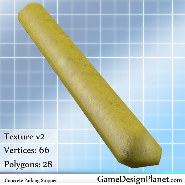 variations parking stopper obj - Parking Stopper by Game Design Planet