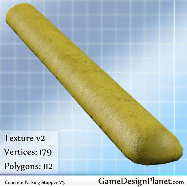 variations parking stopper obj - Parking Stopper by Game Design Planet