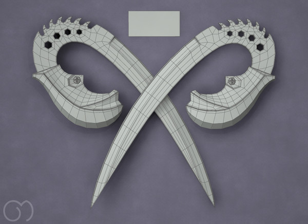 maya riddick s blades - Riddick s blades by goodmesh