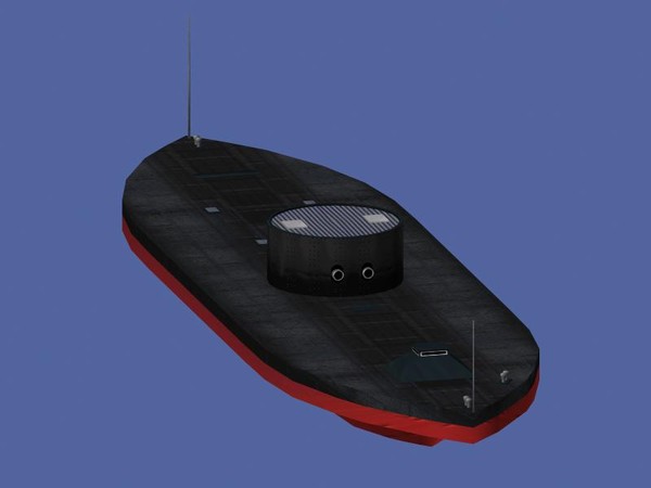 3d model uss monitor css virginia - USS Monitor CSS Virginia by FangioDesign