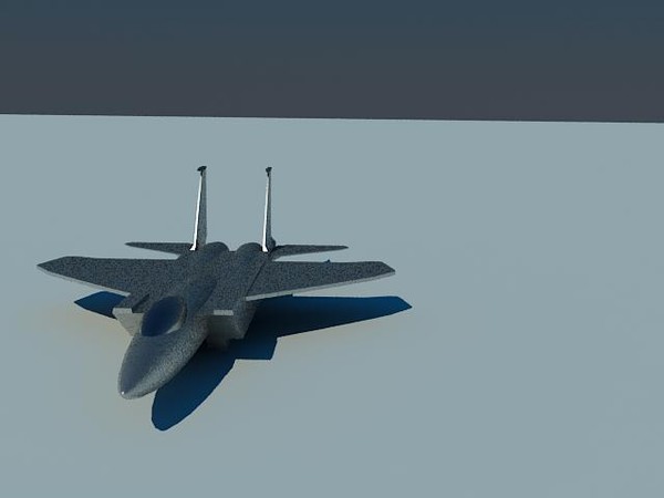 3d model american fighter jet - F-15 Fighter Jet by Sephar3D