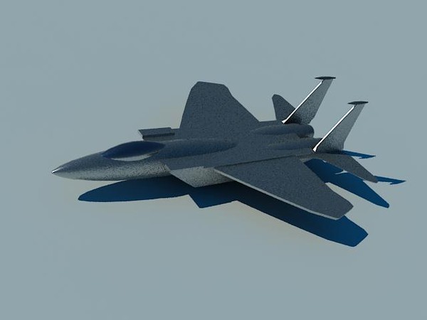 3d model american fighter jet - F-15 Fighter Jet by Sephar3D