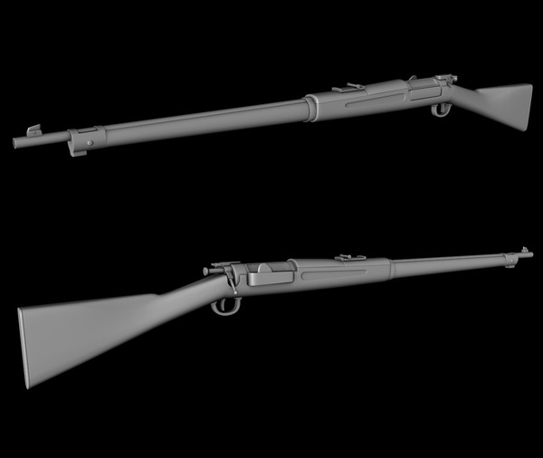 obj krag rifle - Krag Rifle by tuann123