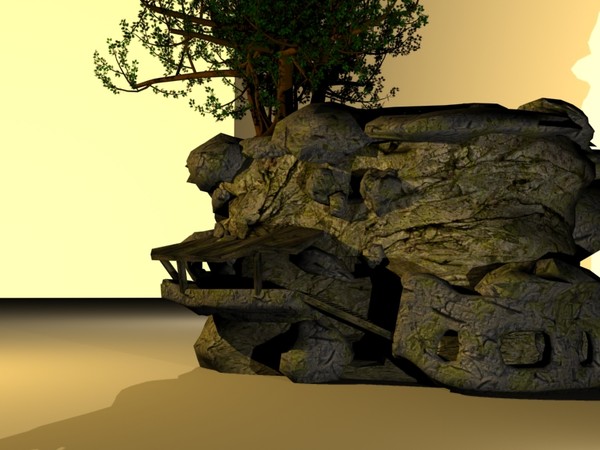 3d cliff interior - Cliff Tavern by k21n