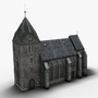 3d church model