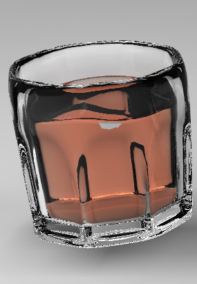 bottles glass set 3d 3ds - Bottles and Glasses Set by Faridz Muhammad