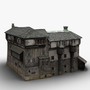 old medieval house 3d model